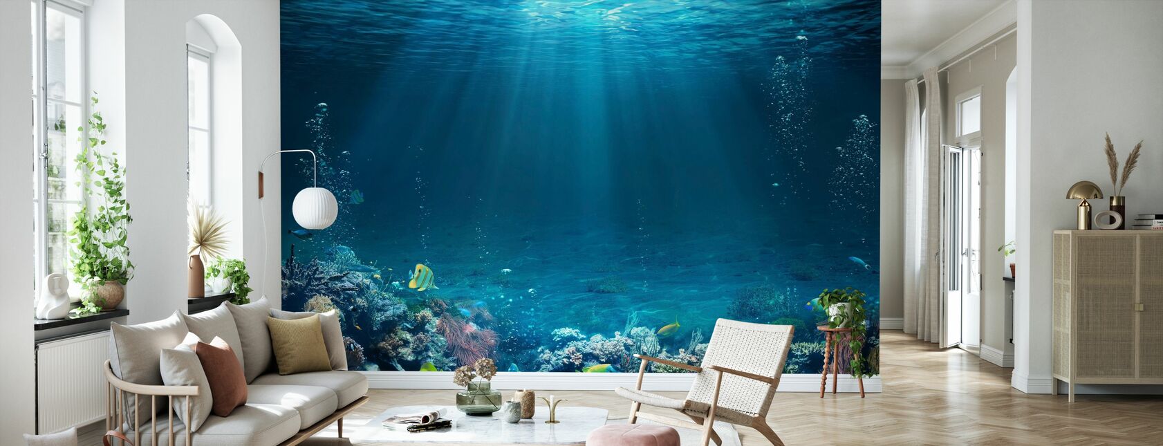 Underwater Scene - Wallpaper - Living Room