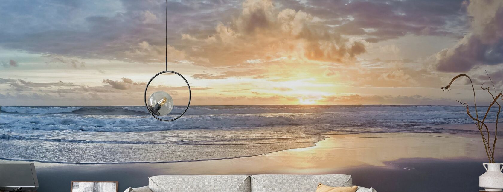 Corona Beach - Wallpaper - Living Room