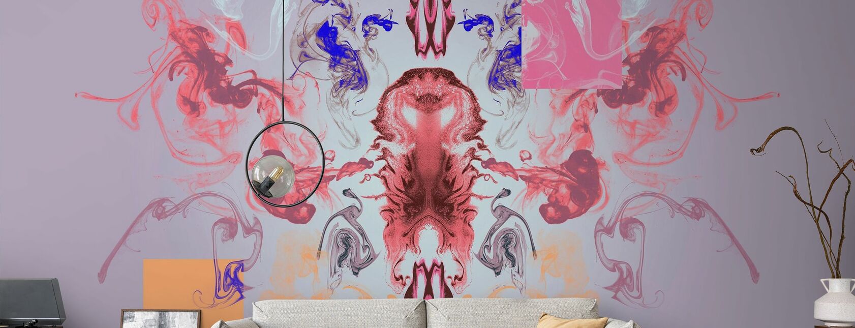 Deep Fluids - Wallpaper - Living Room