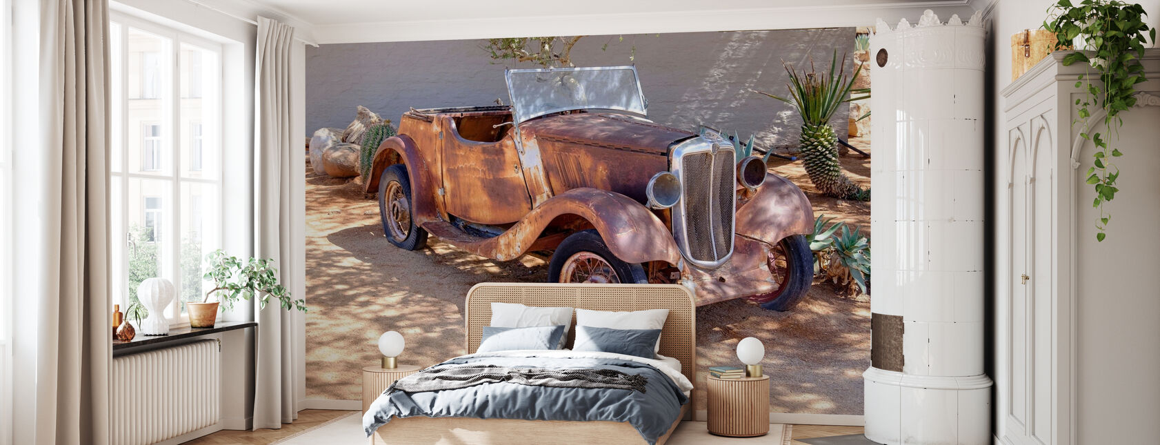 Rusty Auto - Behang - Slaapkamer