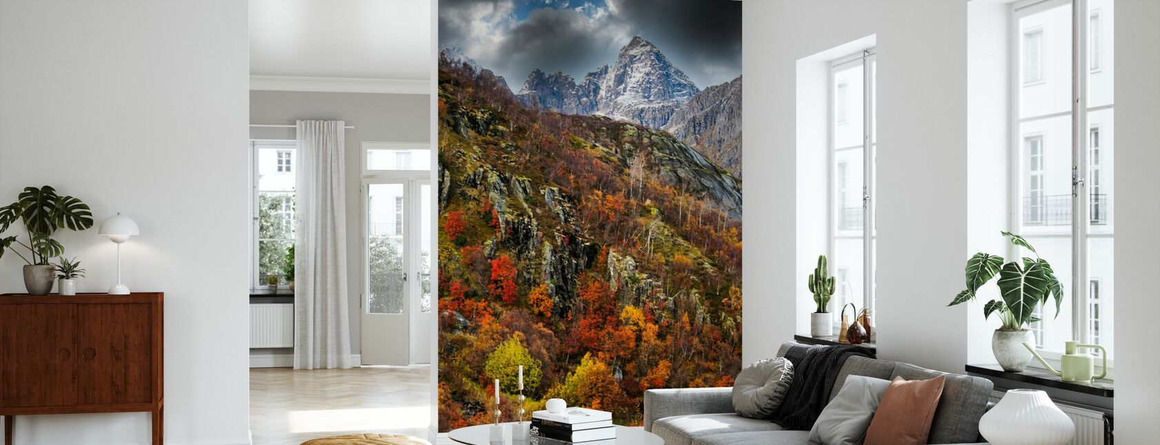 Hillside Forest - Wallpaper - Living Room