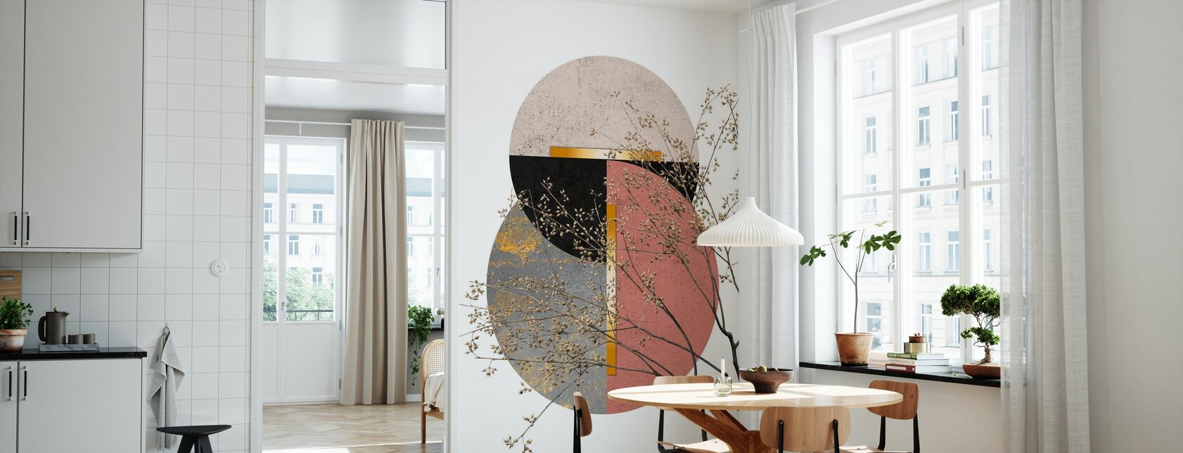 Scandinavisch minimalistisch - Behang - Keuken