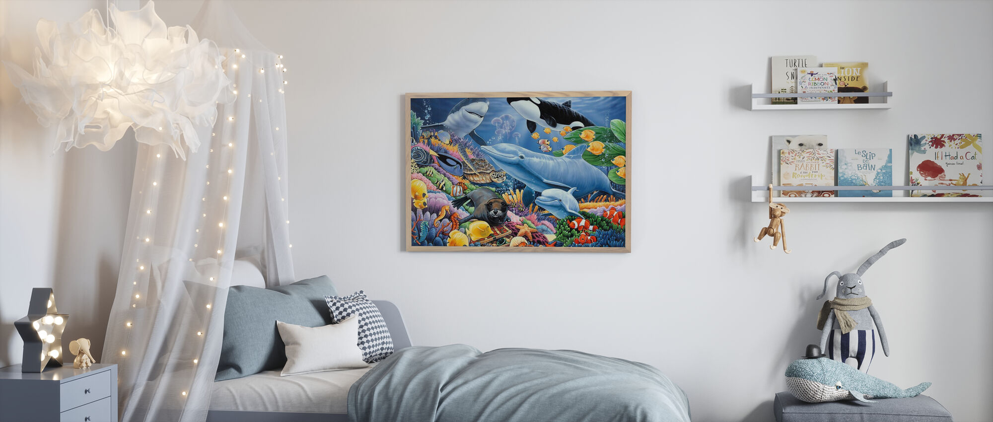 Undersea Animals – wunderschöne Poster-Wandkunst – Photowall