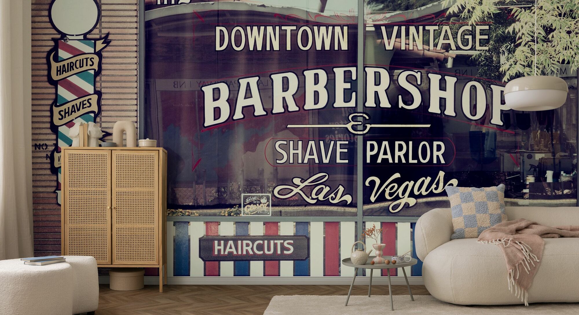 Vegas Barbershop – decorate with a wall mural – Photowall