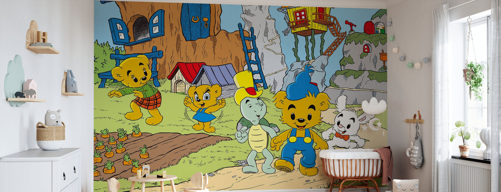 Teddy Bear - World's Strongest Bear - Wallpaper - Nursery