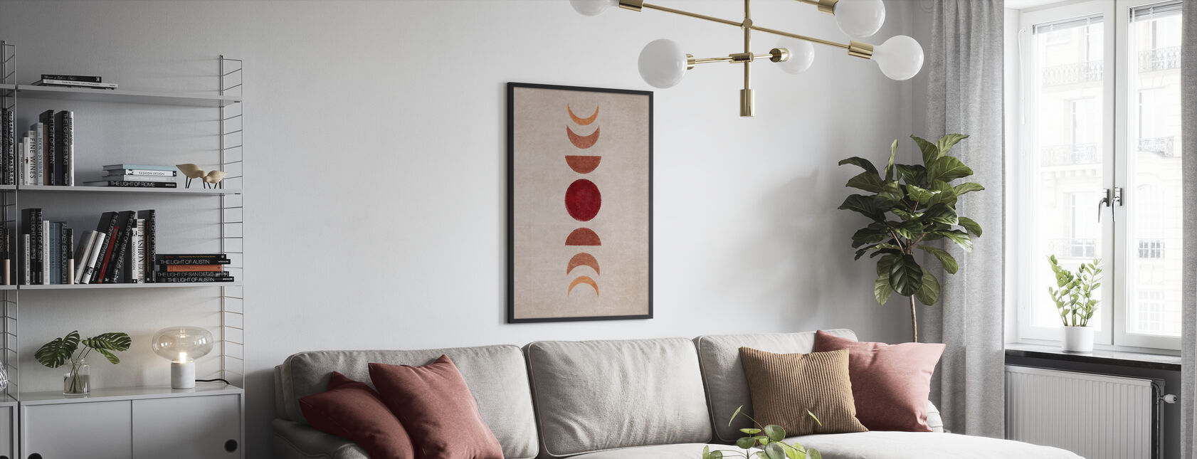Moon Phase - Poster - Living Room