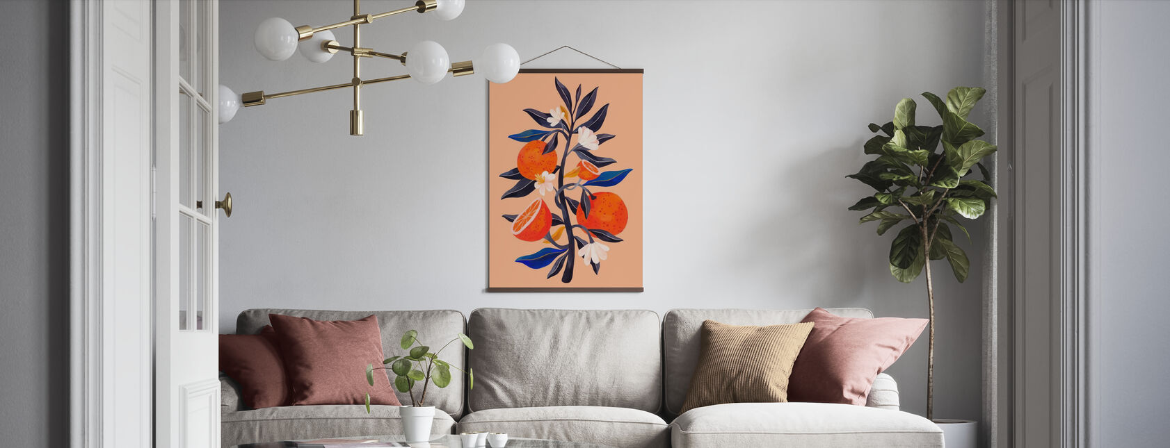 Sinaasappelboom - Poster - Woonkamer
