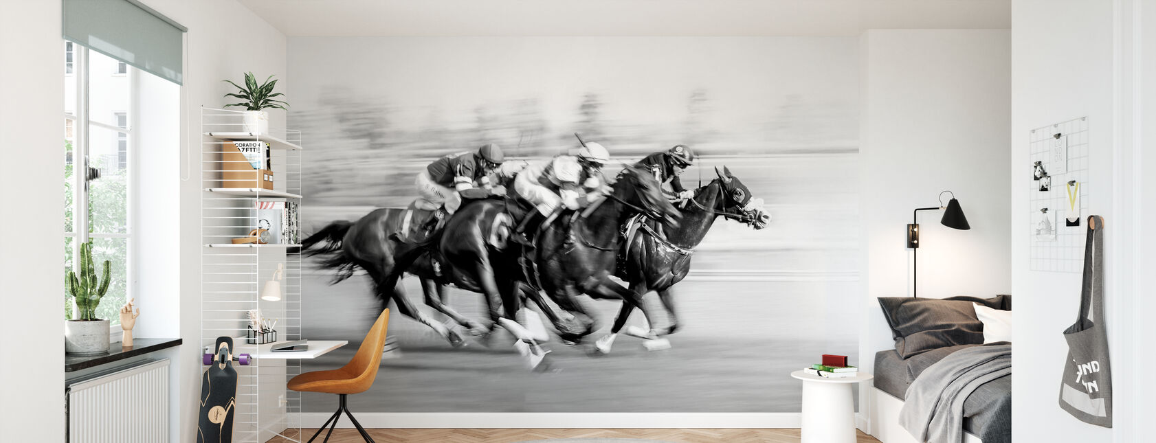 Horse Racing at Queen's Plate - Wallpaper - Kids Room