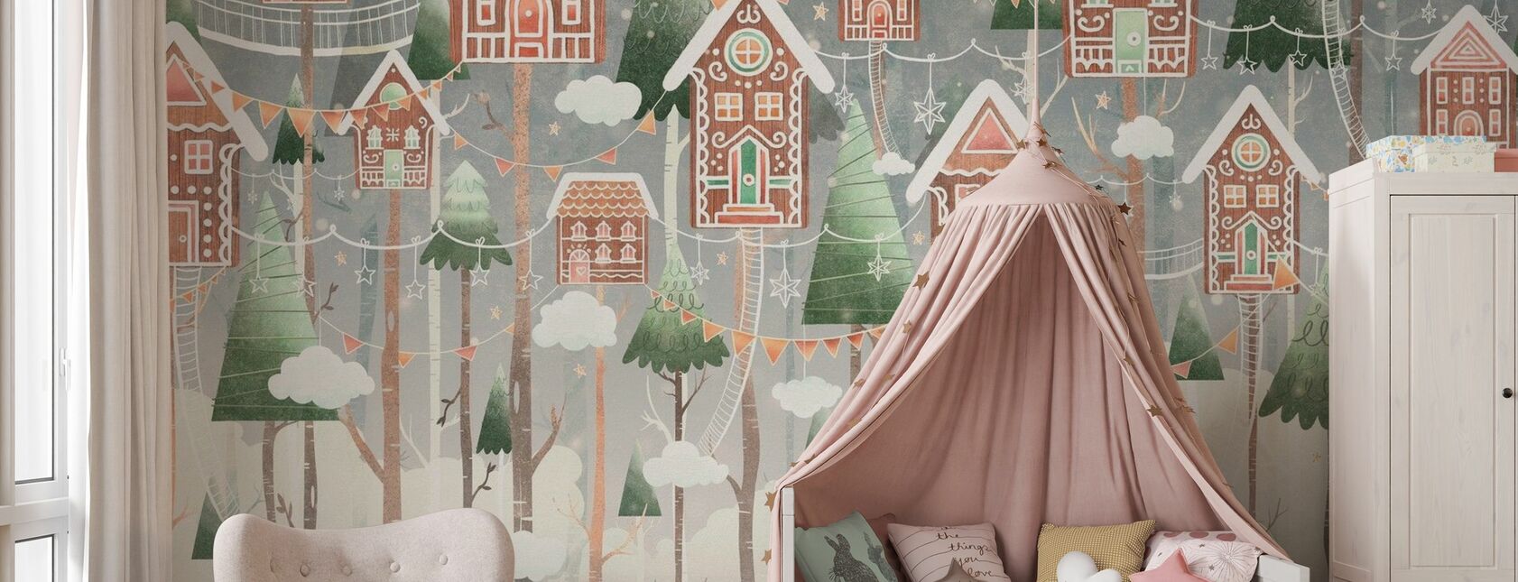 Fairy City III - Wallpaper - Kids Room