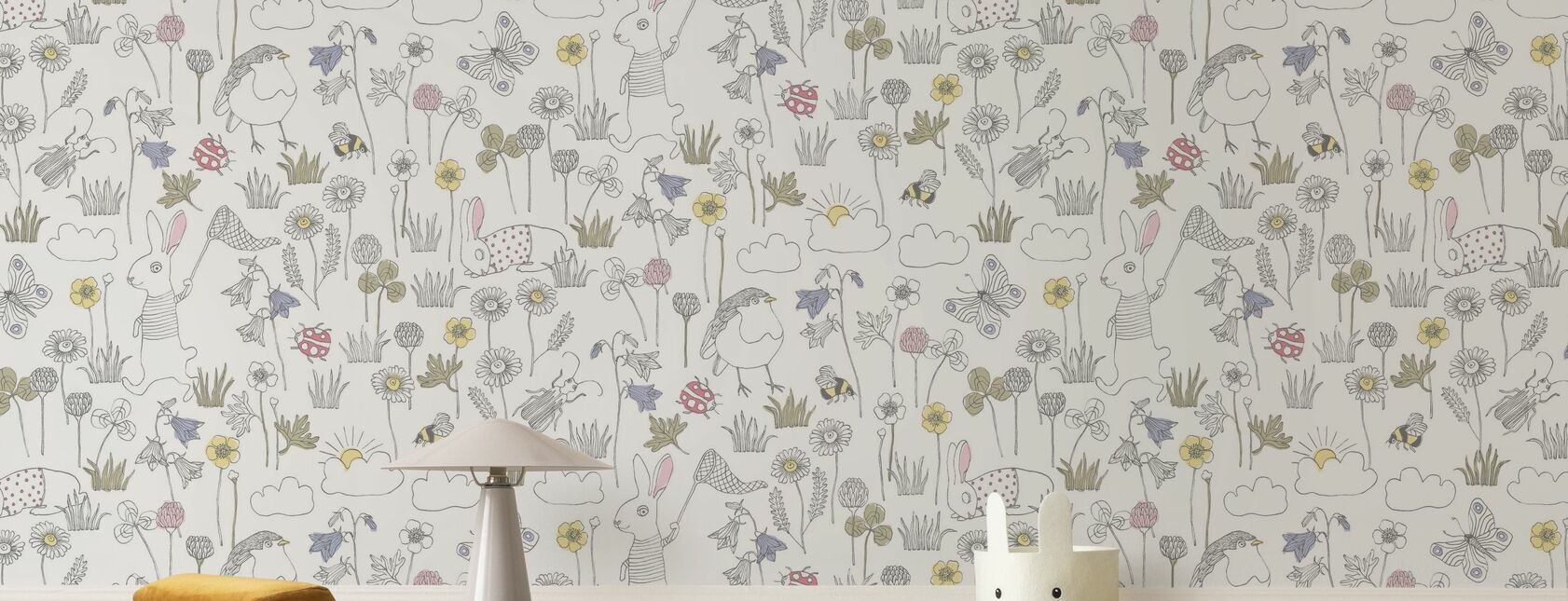 Summer Dreams - Pastel - Wallpaper - Kids Room