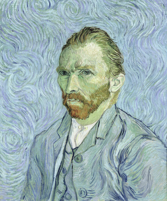 Vincent van Gogh Self Portait by Vincent van Gogh 75cm x 59cm Canvas Print 