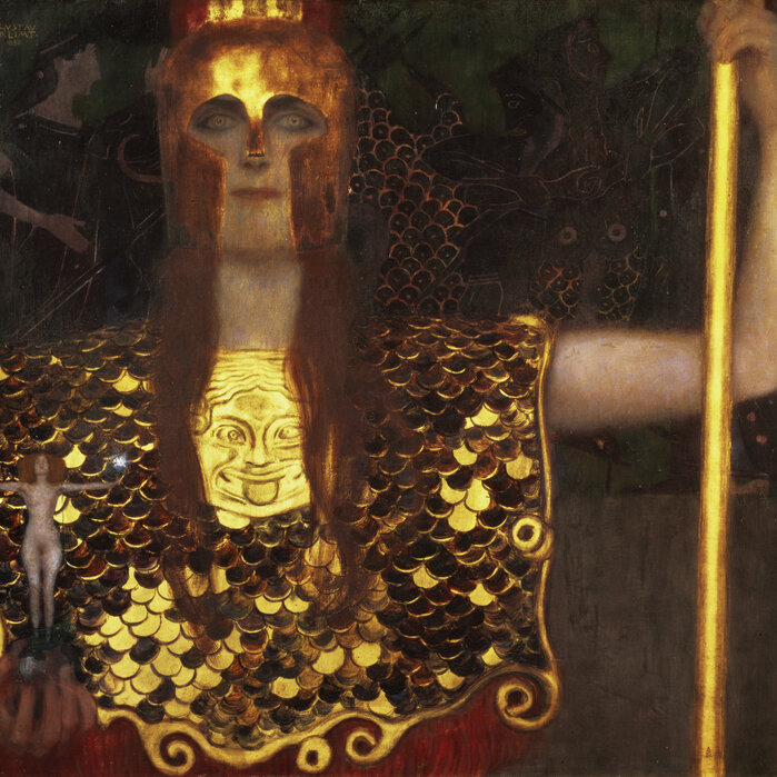 Poster Pallas Athene Gustav Klimt 