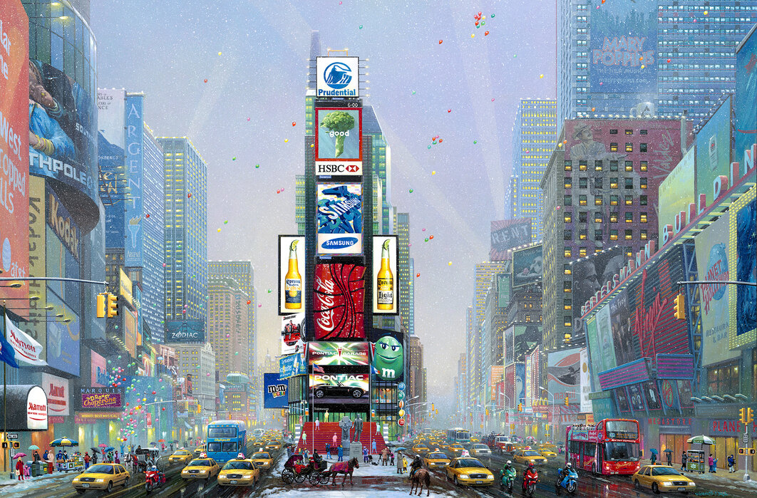 New York-Times Square Winter – a wall mural for every room – Photowall