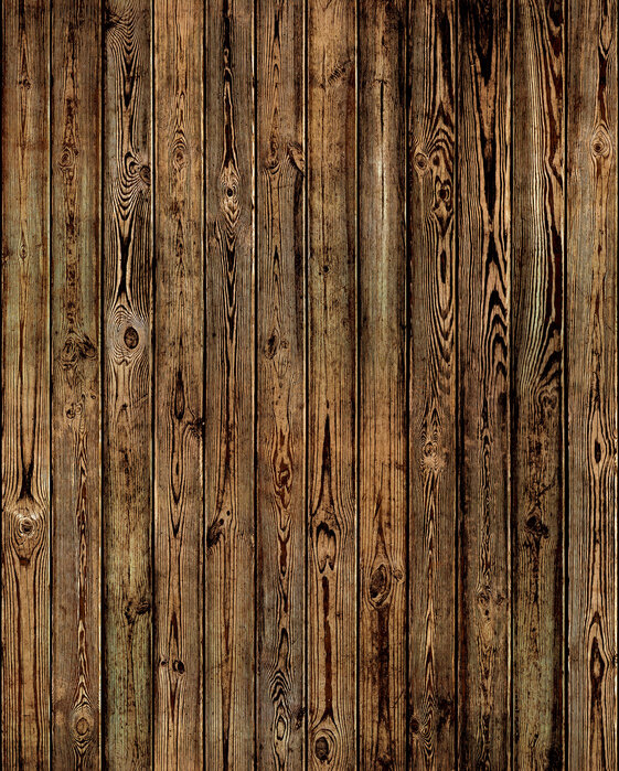 Wooden Plank Wall - Burned