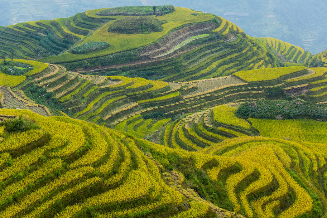 landscape in Yangshuo Guilin, China Stock Photo | Adobe Stock