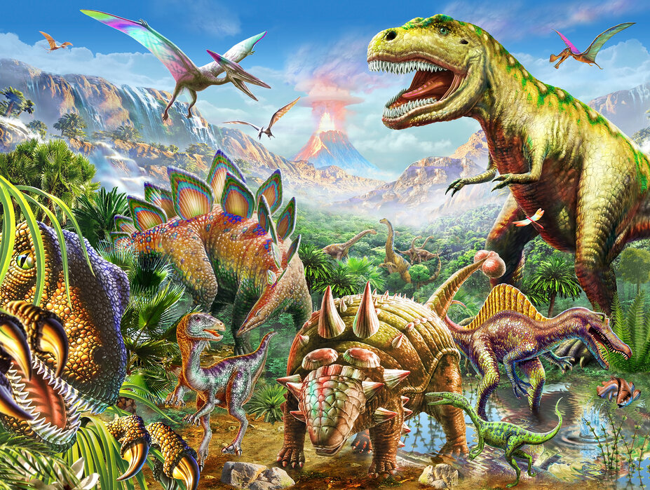 Dino, metro da parete per bambini a dinosauro