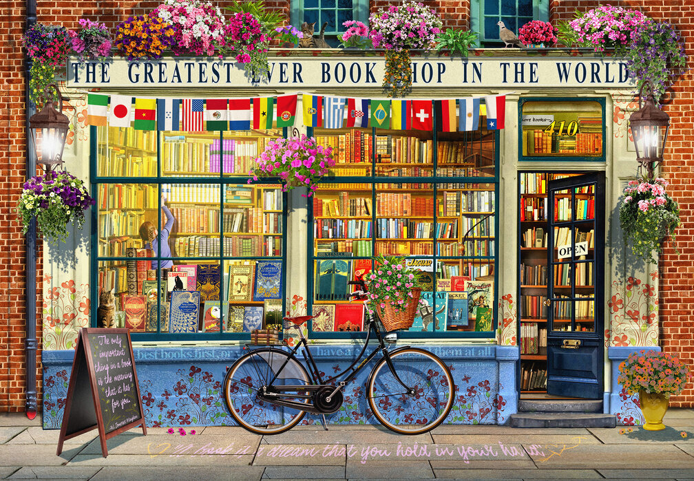Greatest Bookshop In The World – elegant wall mural – Photowall