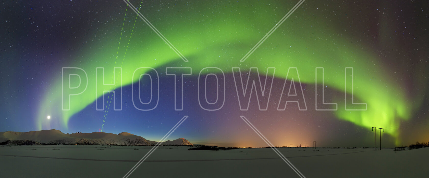Ananiver at klemme Rådgiver Northern Lights - Populær plakat - Photowall