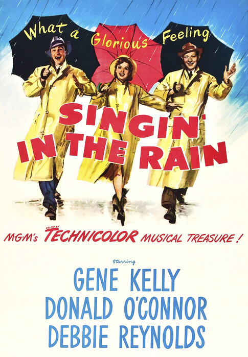 I M Sing In The Rain Singing in the Rain - Affiche raffinée - Photowall