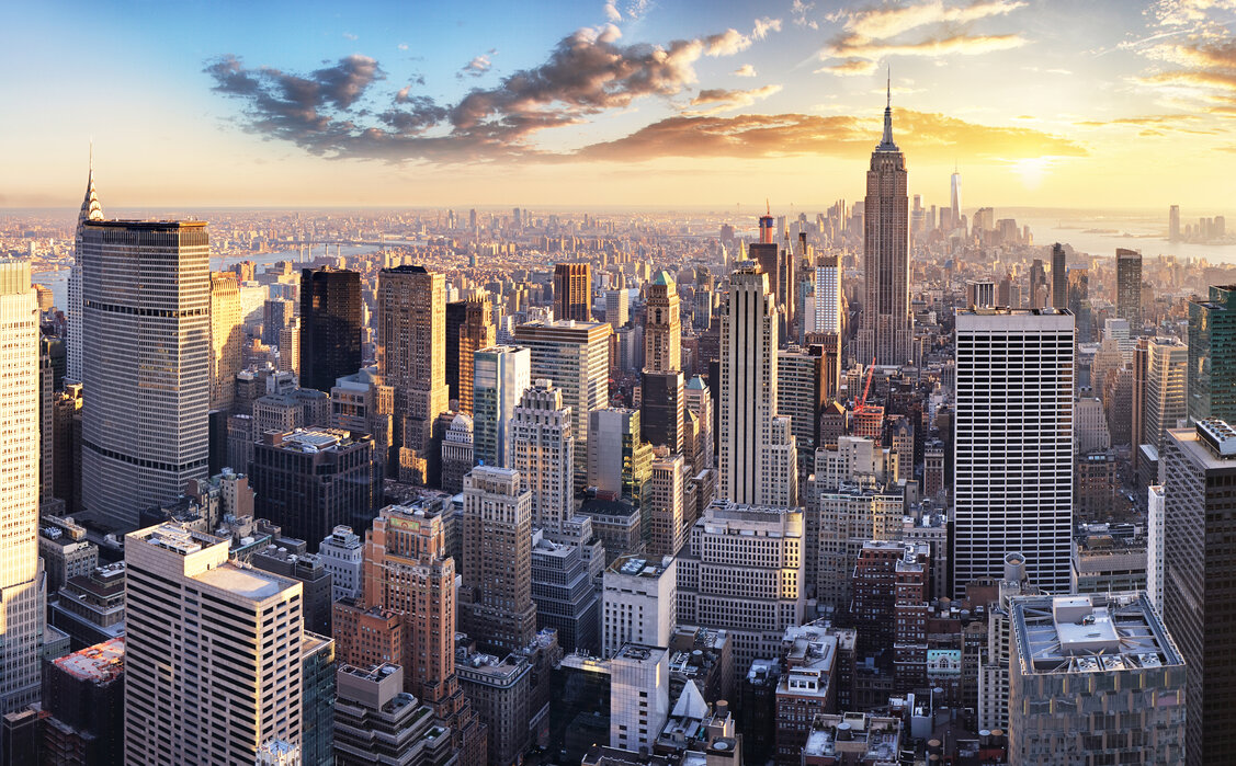 New York Skyline – incantevole stampa su tela – Photowall