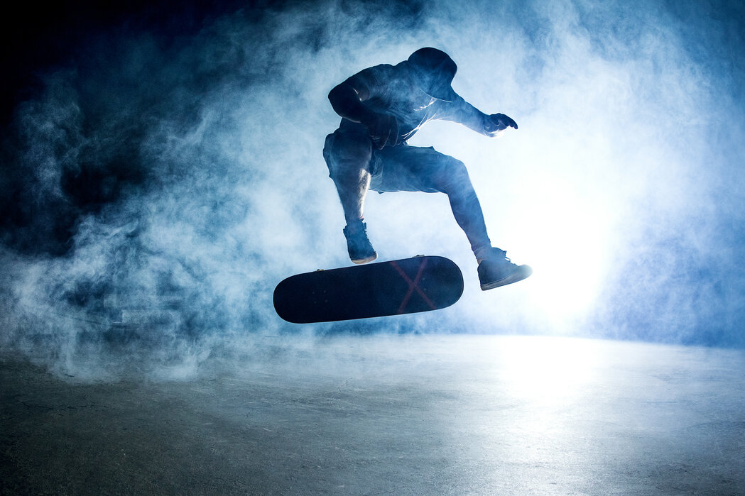Skateboard Trick – top-quality canvas print – Photowall