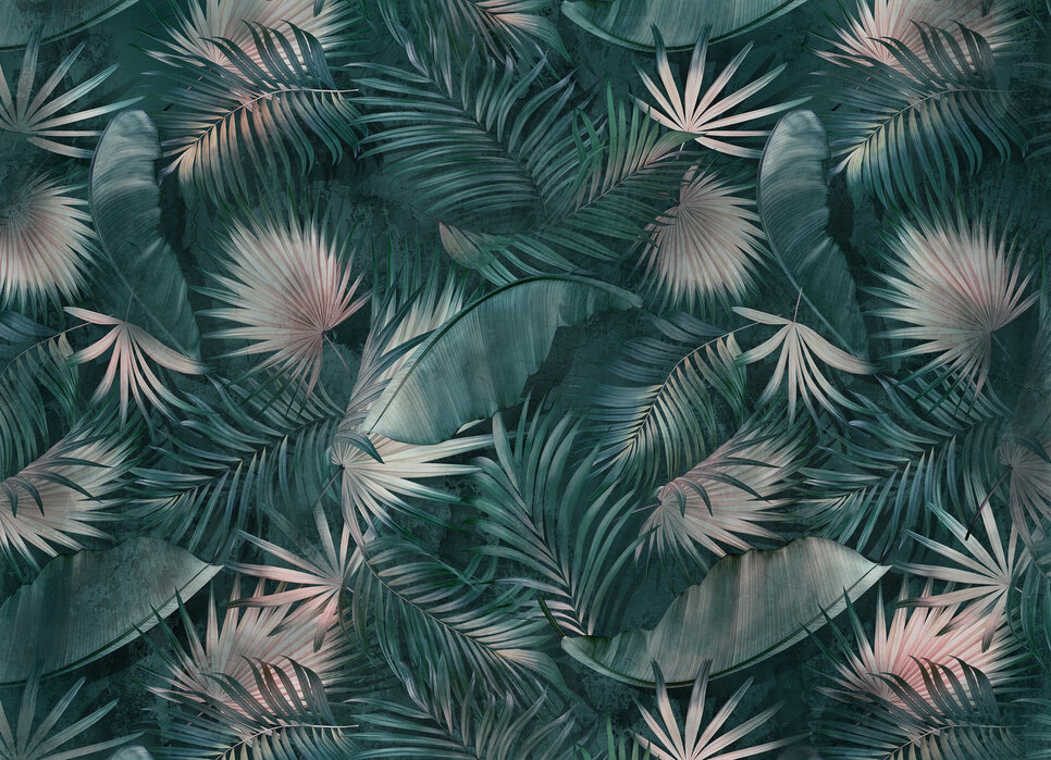 Papier peint adhésif - Tropical Leaves - 245x175