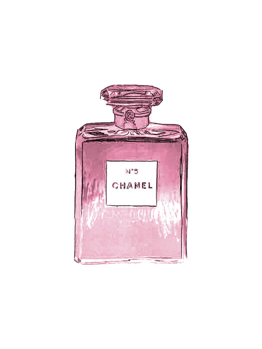 Chanel No 5 perfume bottle Poster by Retroposter  Displate