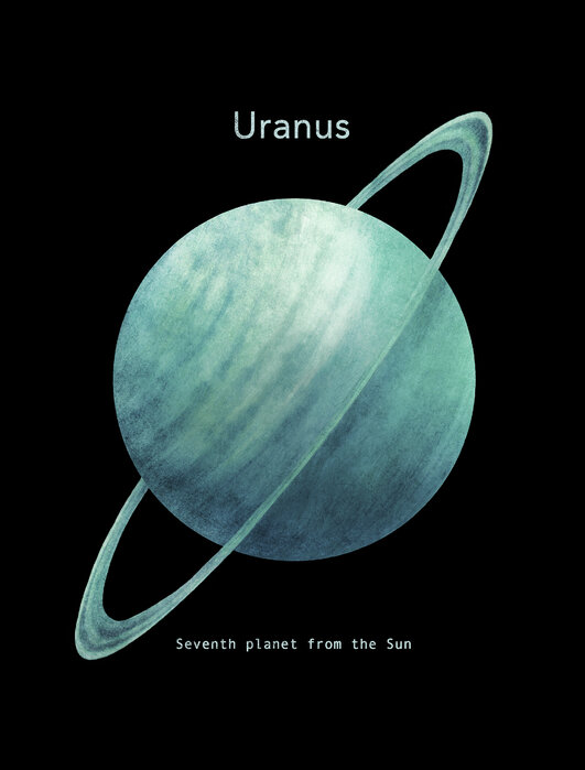Solar System - Uranus – trendy wall mural – Photowall