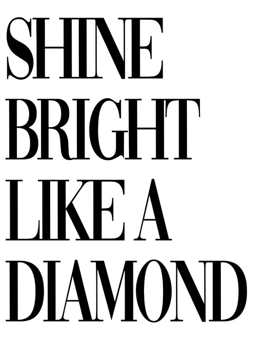 Shine Bright Like a Diamond – decorate with a wall mural – Photowall