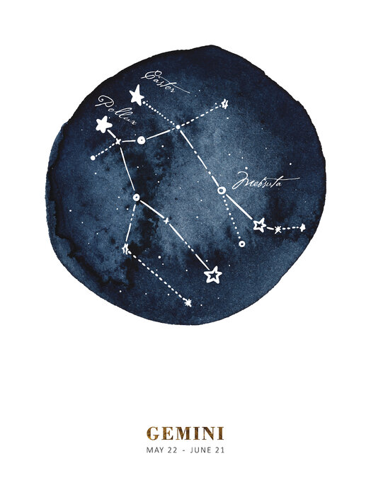 Zodiac Sign - Gemini – a wall mural for every room – Photowall