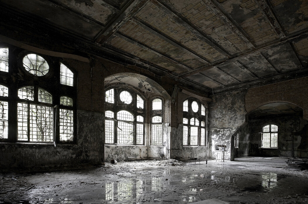 Abandoned Building – high-quality wall murals with free shipping ...