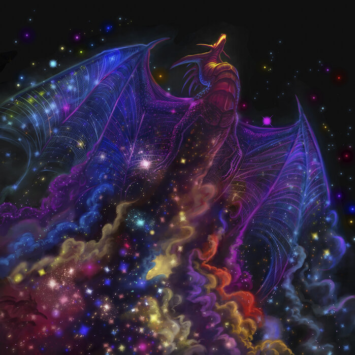 Galaxy Dragon – enchanting wall mural – Photowall