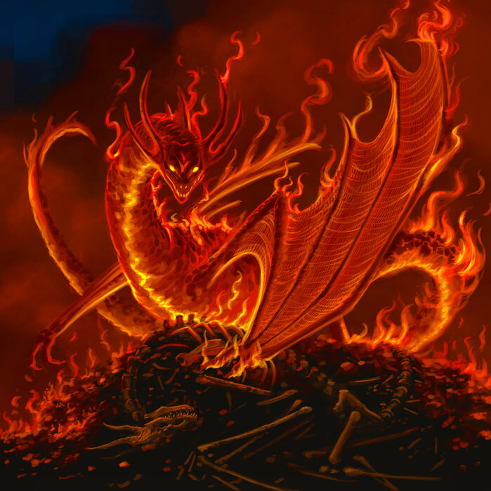Phoenix Dragon – popular wall mural – Photowall